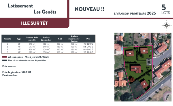 Offres de vente Terrain à batir Ille-sur-Têt 66130