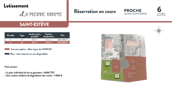 Offres de vente Terrain à batir Saint-Estève 66240